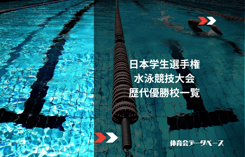 日本学生選手権水泳競技大会（インカレ）歴代優勝校一覧